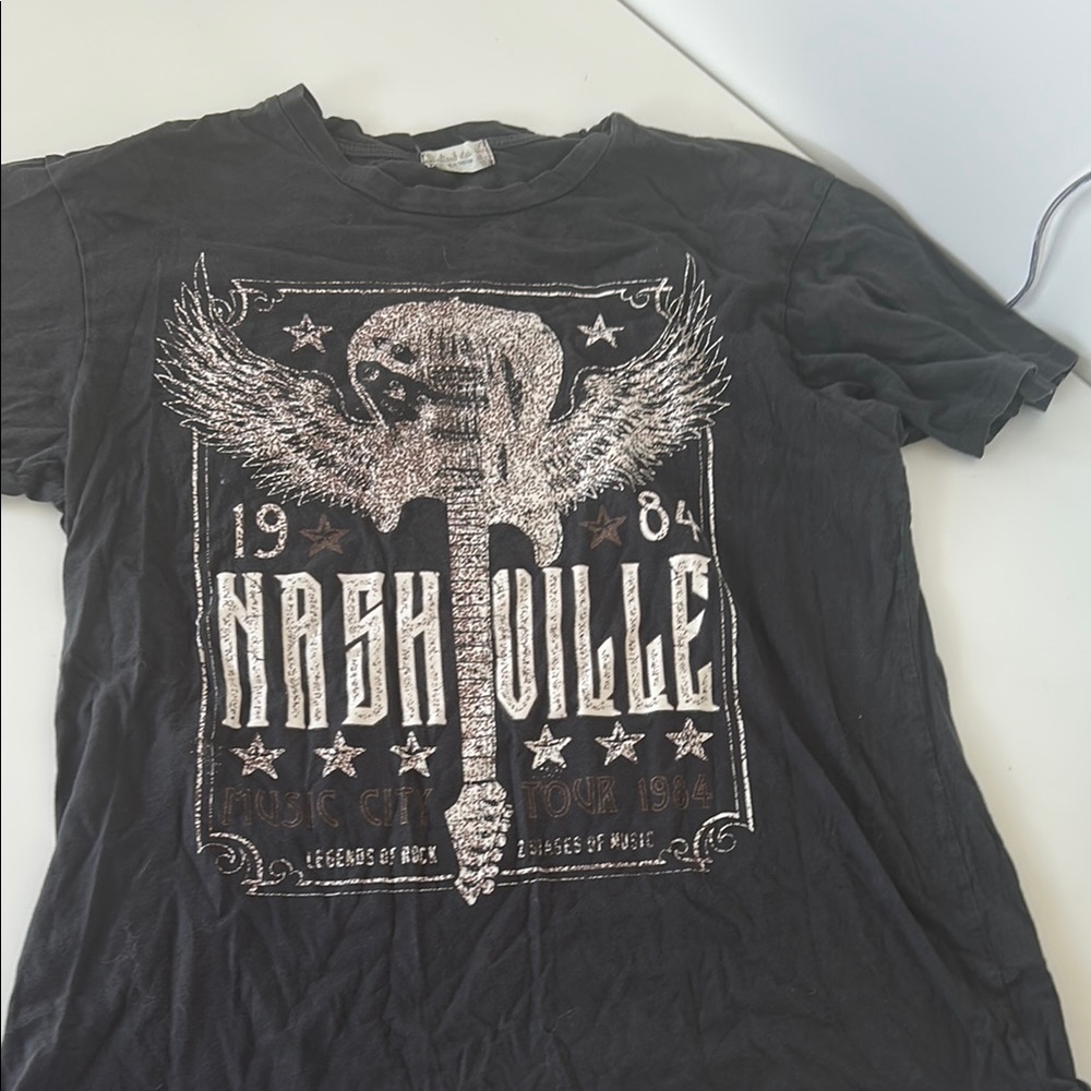 Altar'd State Black Graphic Tee